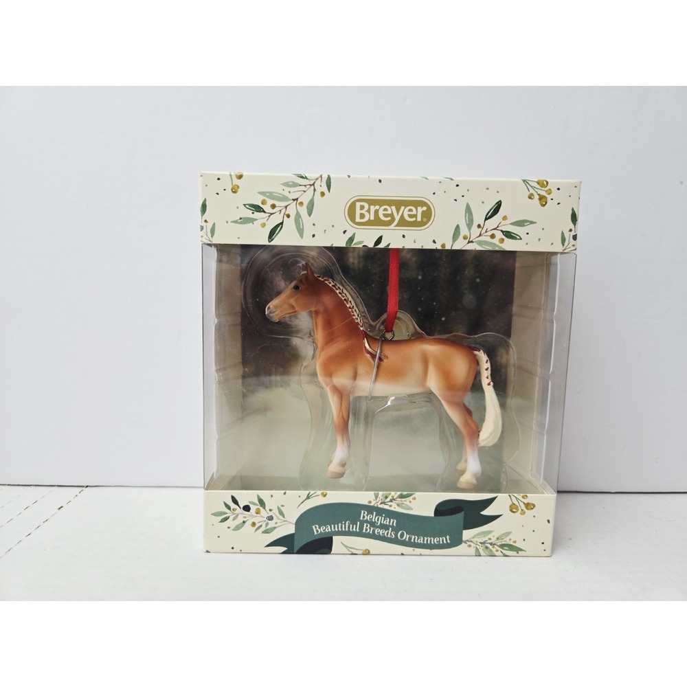Breyer Christmas Ornament Belgian Beautiful Breeds New‎ 20th 2021